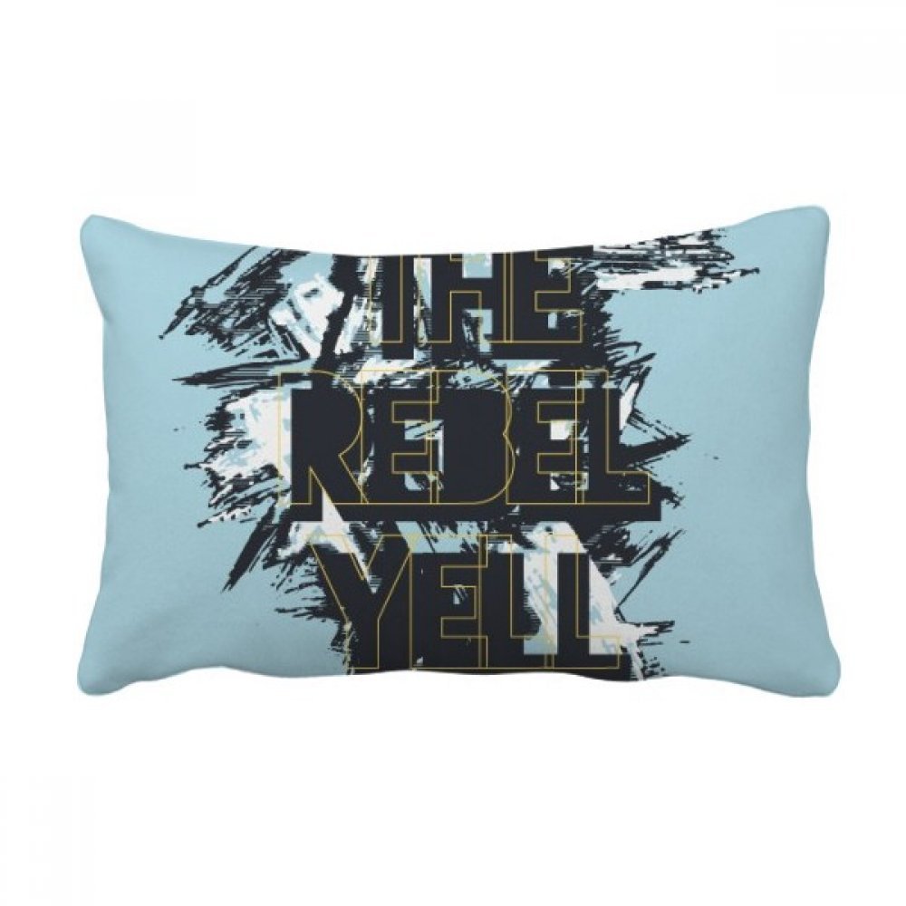 DIYthinker Graffiti Street The Rebel Yell Pattern Throw Pillow Lumbar Insert Cushion Cover Home Decoration