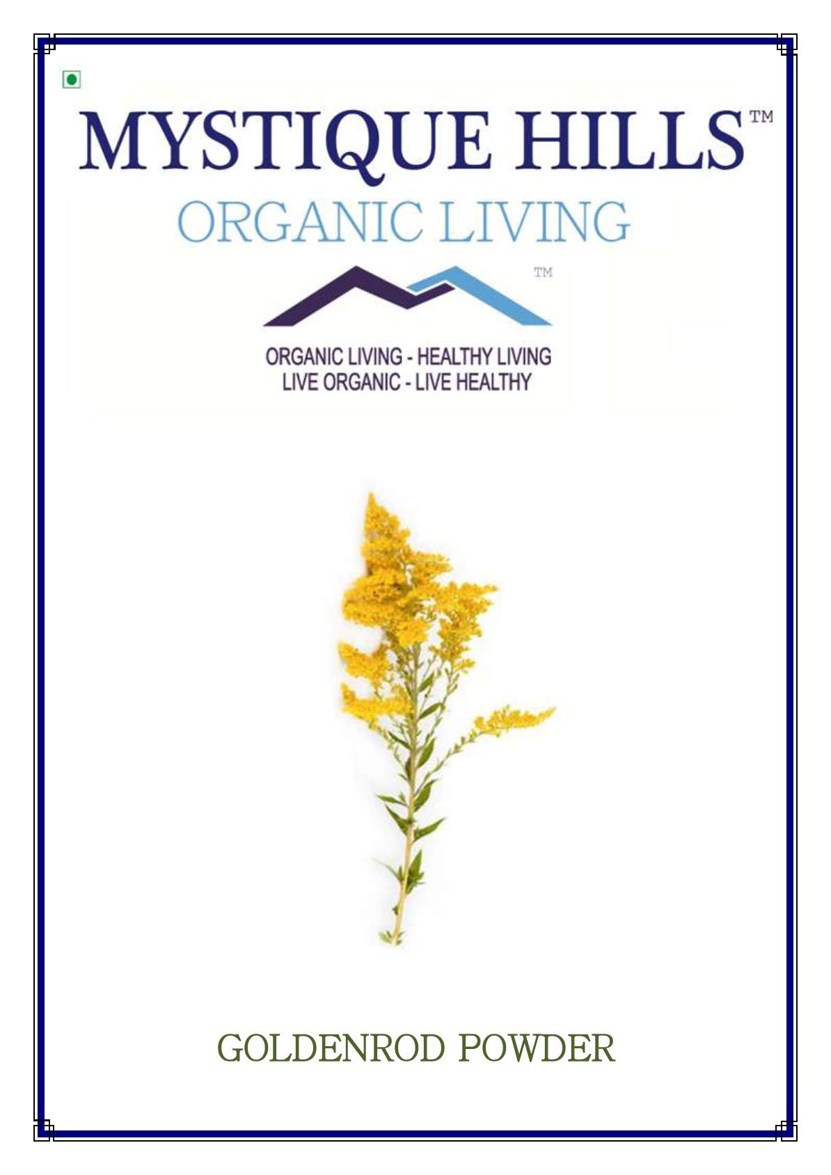 Mystique Hills Organic Goldenrod Powder, 50 g