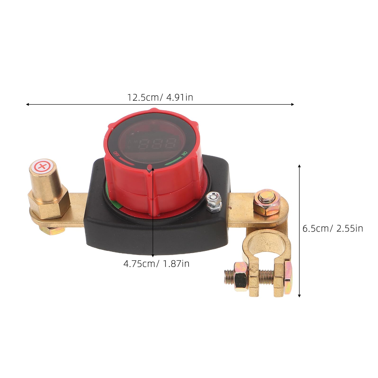 Interruttore Stacca Batteria Auto Top Post Isolatore Alimentazione Antiperdita per Camion Barca Rv Atv e Veicoli