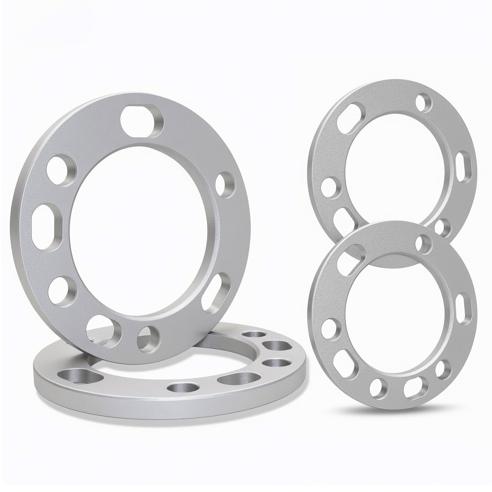 Photo 1 of LUJIANI 4 Pack Universal Wheel Spacers, 1/2" (12.7 mm) Die Cast Replacement Wheel Spacer for 5 & 6 Lugs Wheels/Rims, Fits 135 to 139.7 mm Multiple Bolts Pattern, 5x135, 5x139.7, 5x5.5, 6x135, 6x139.7
