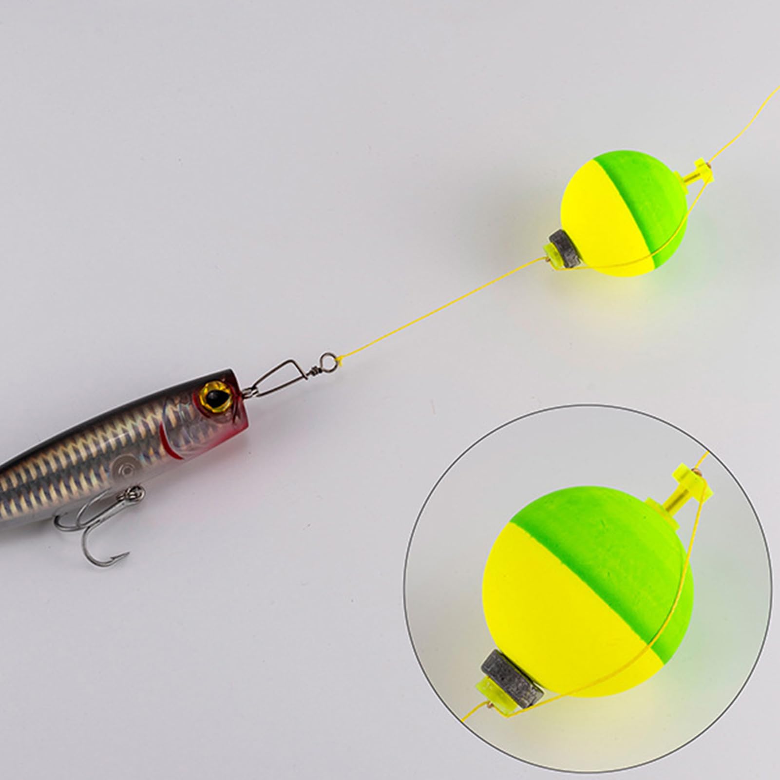 HunicandIU Flotteurs De Pêche - 10 Flotteurs Ovales Pour