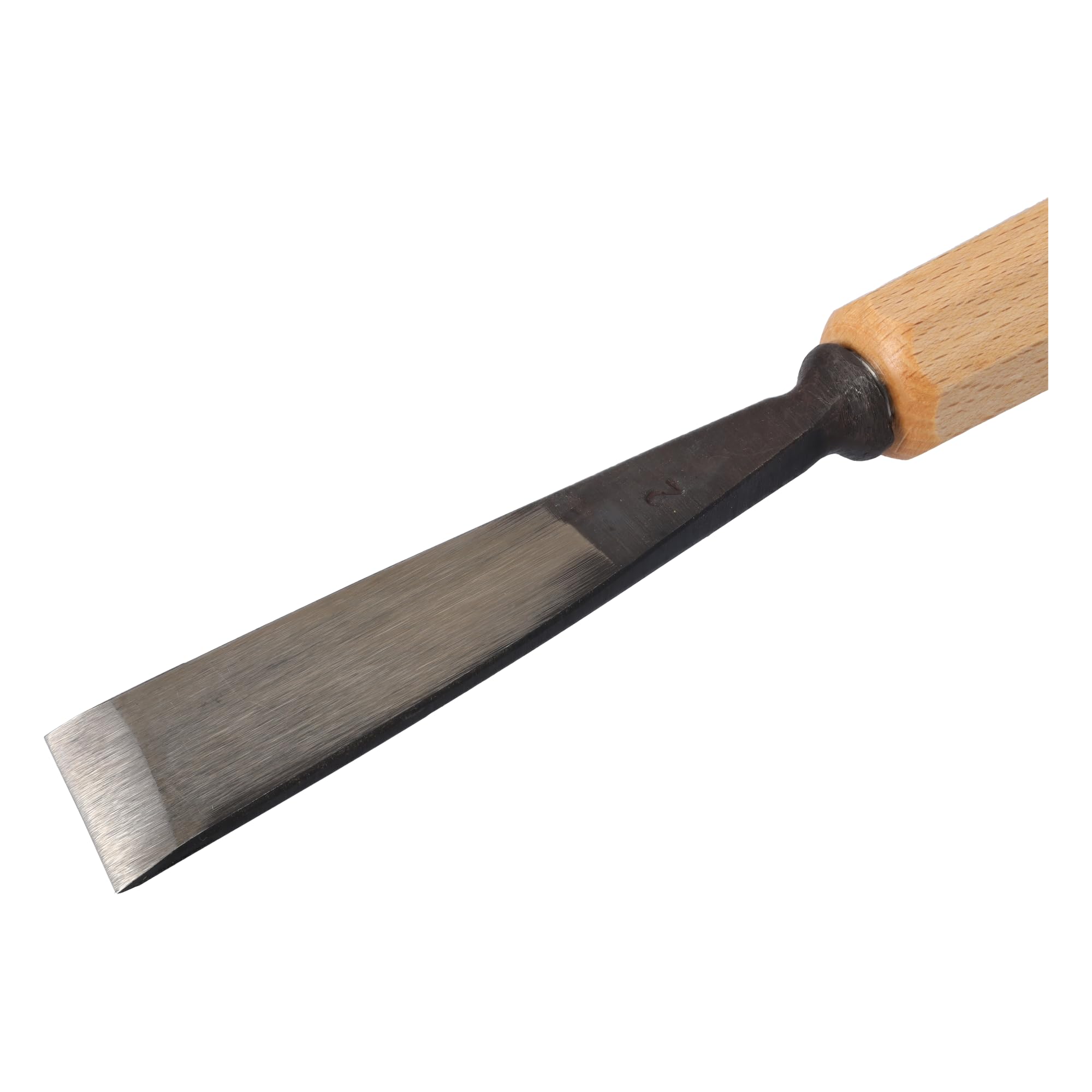 STUBAI-gerades Balleisen schräg 20mm | Serie 52 | Stich 1 | ca. 30° schräg beidseitig geschliffen | Für glatte Flächen, Vorstechen, Kerb- & Reliefarbeiten.