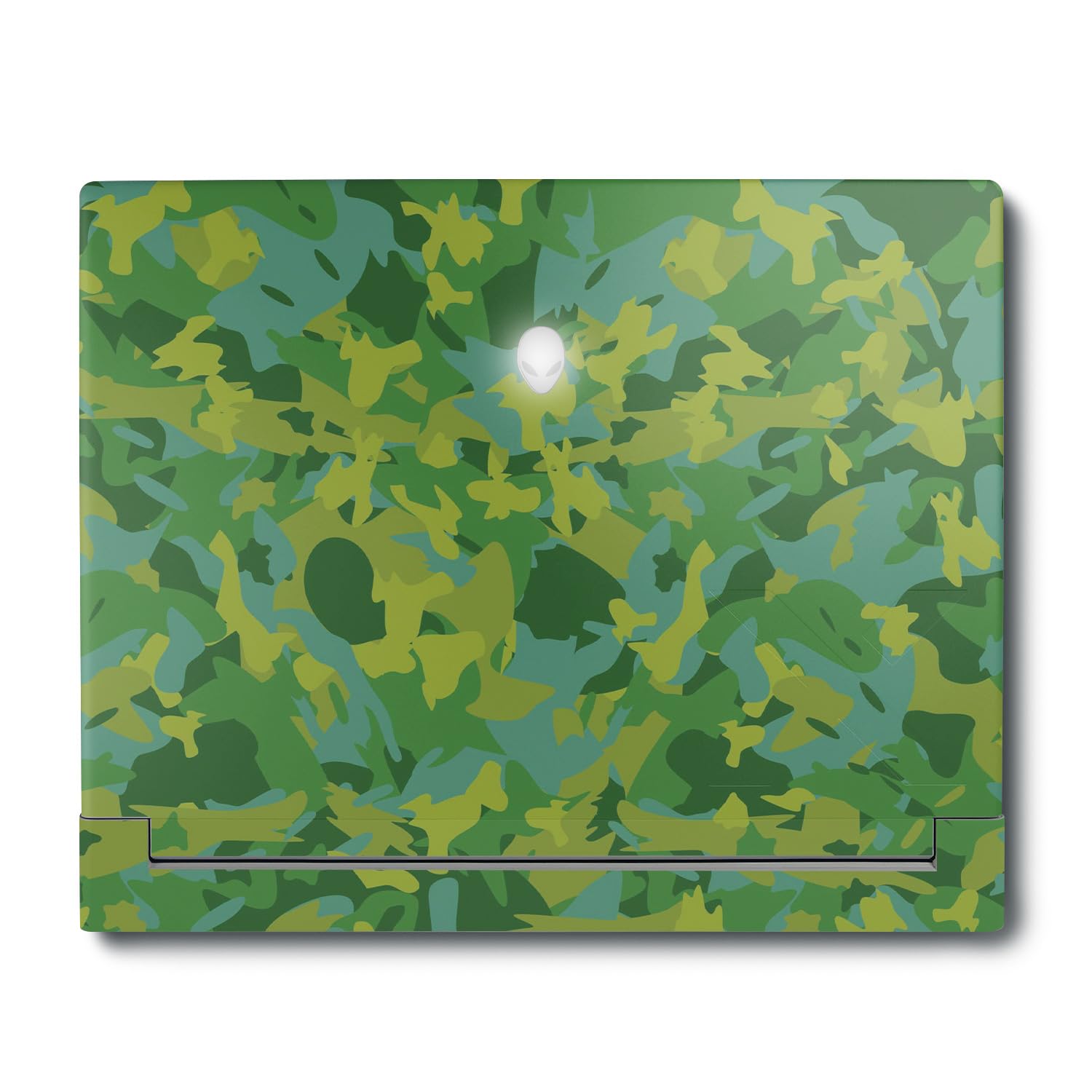 MightySkins Skin Compatible with Alienware X16 R1 (2023) Full Wrap Kit - Verde Camouflage | Protective, Durable, and Unique Vinyl Decal wrap Cover | Easy to Apply &amp; Change Styles | Made in The USA