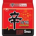 Nongshim Shin Ramyun Korean Style Spicy Noodle Soup Instant Noodles, 21.16 oz ℮ 600 g gallery image