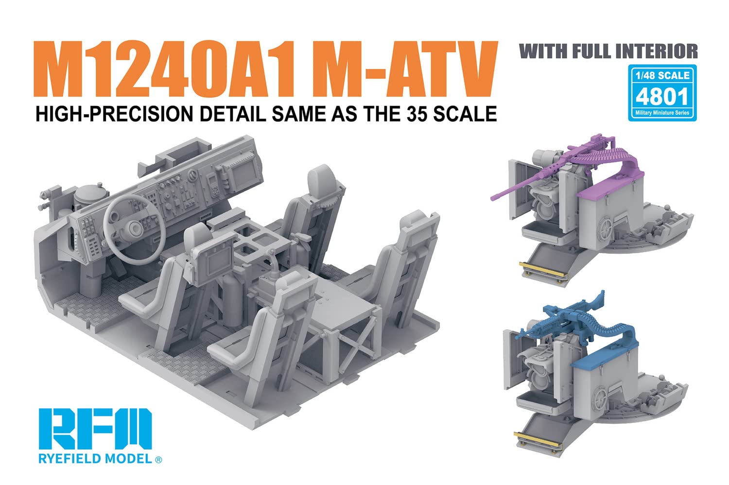 Amazon.com: Rye Field Model RM-4801 - 1:48 M1024A1 M-ATV : Arts