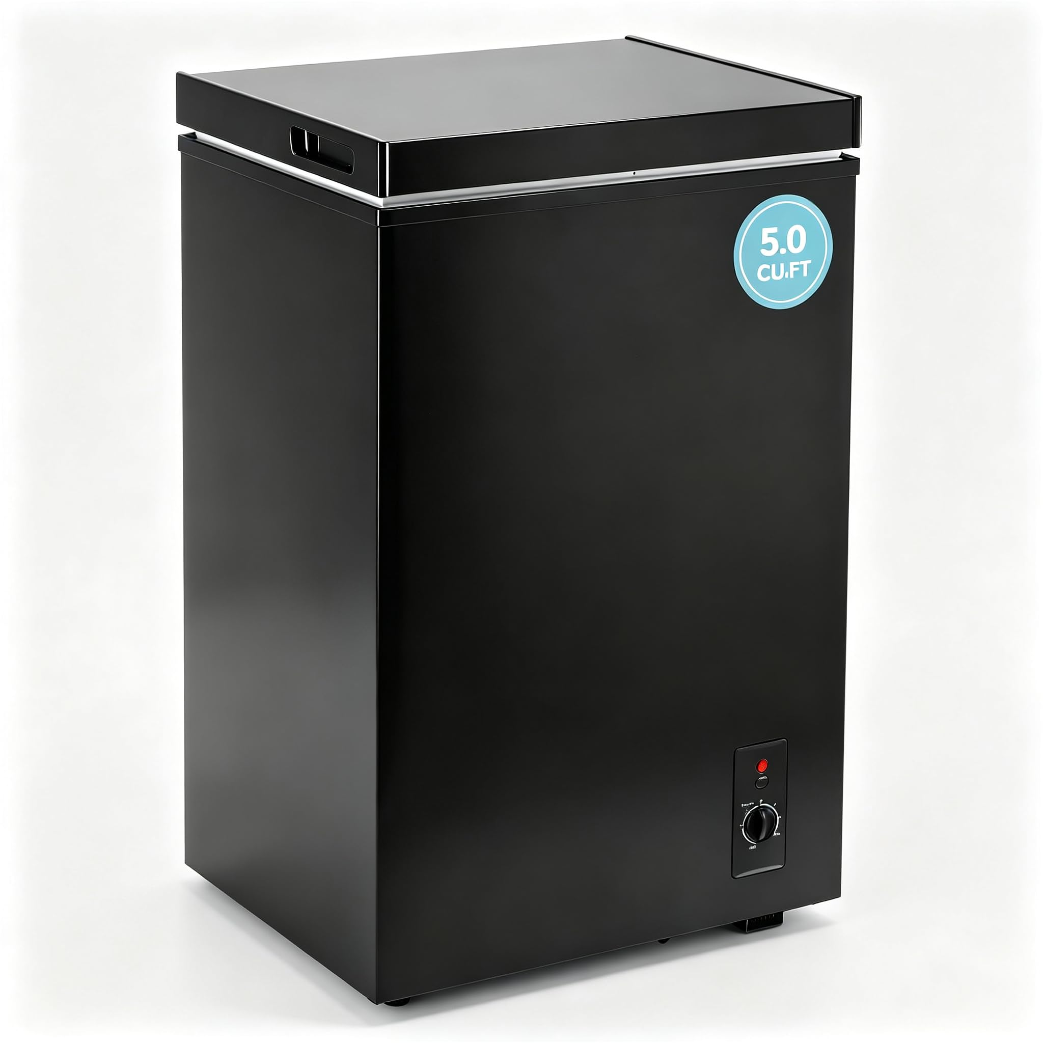 Snowflk FLG-80Q-BLACK 5 cu ft Chest Freezer Black