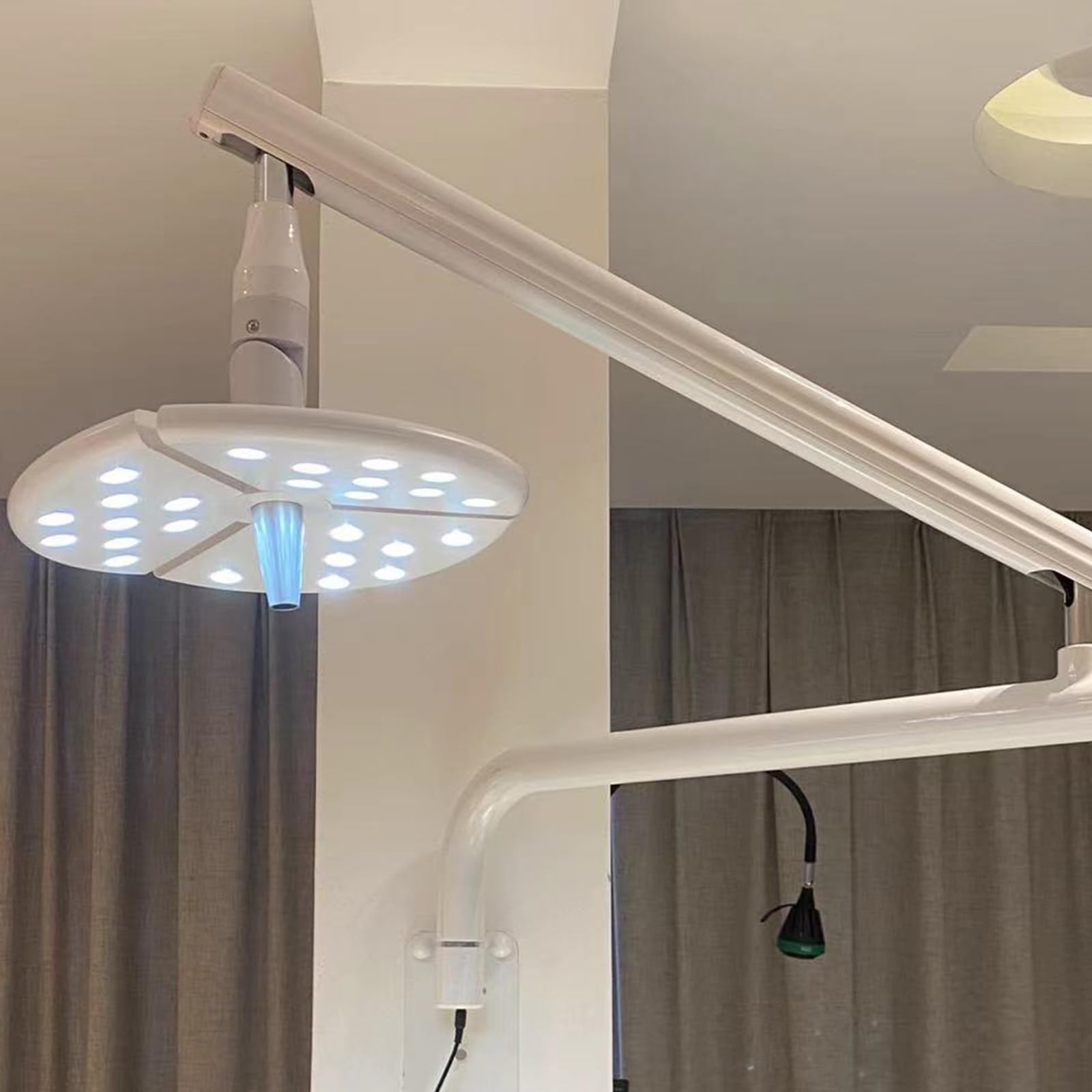Lampada LED Senza Ombre Da Parete, Lampada Medica for Ausilio Chirurgico, Luminosità Regolabile, Interruttore Touch, for Ospedale