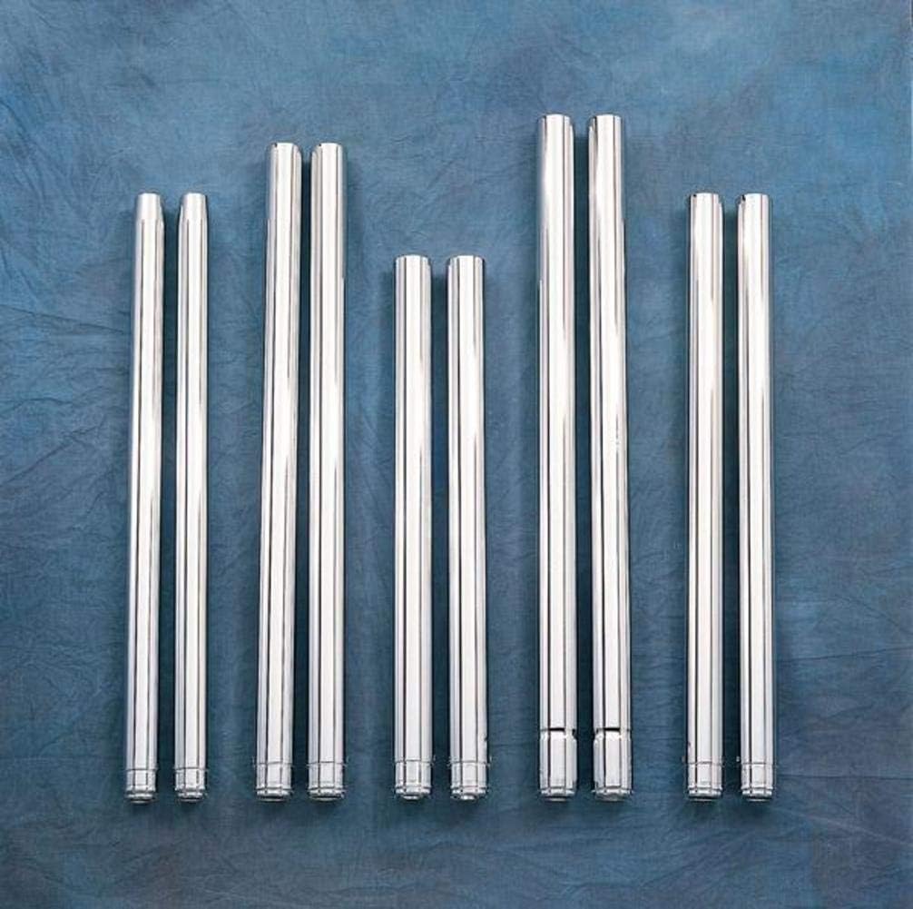 39mm 22.25in. Show Chrome Fork Tubes for Harley Davidson 1987