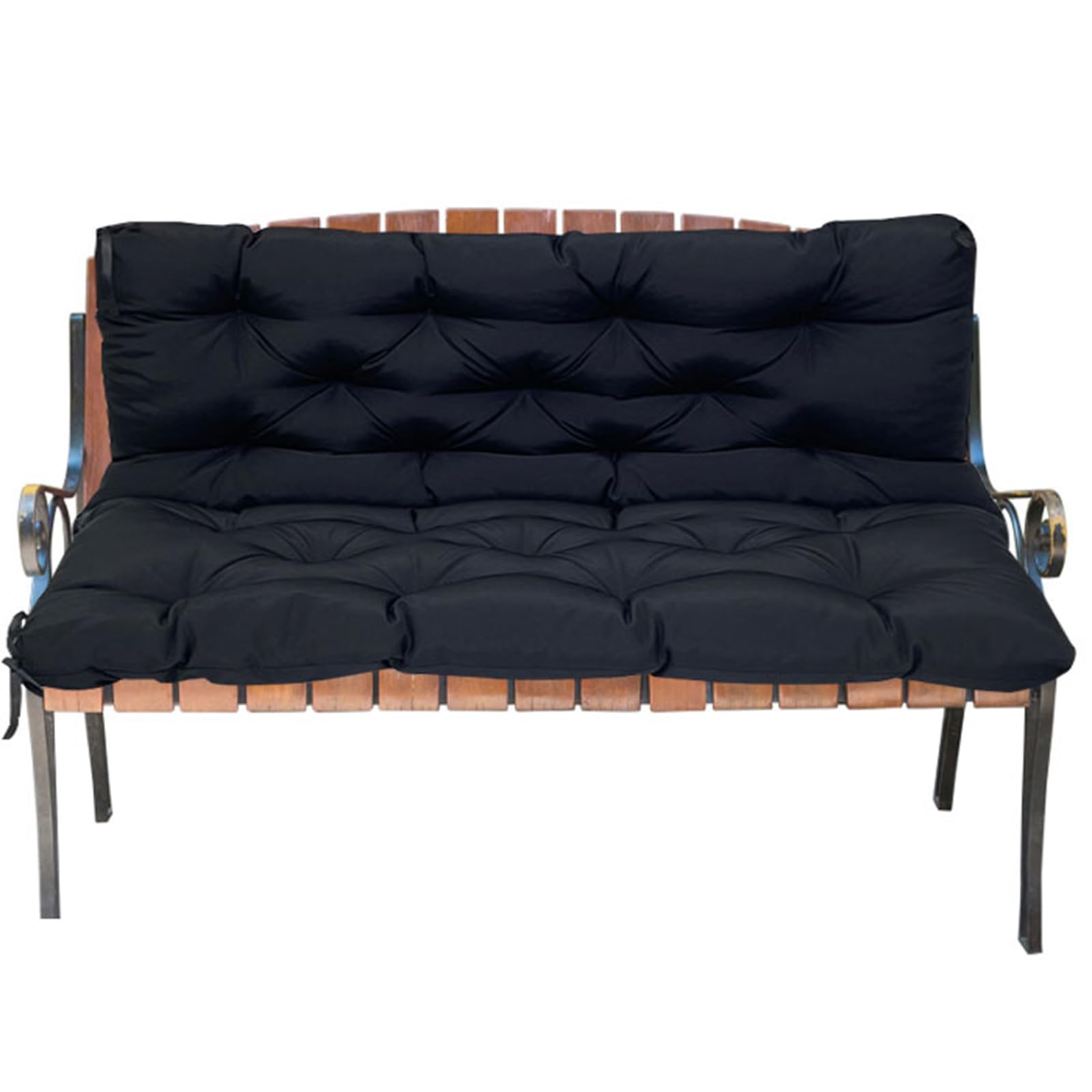 Coussin de banc de jardin imperméable pour remplacer les assises dures et sales de la terrasse