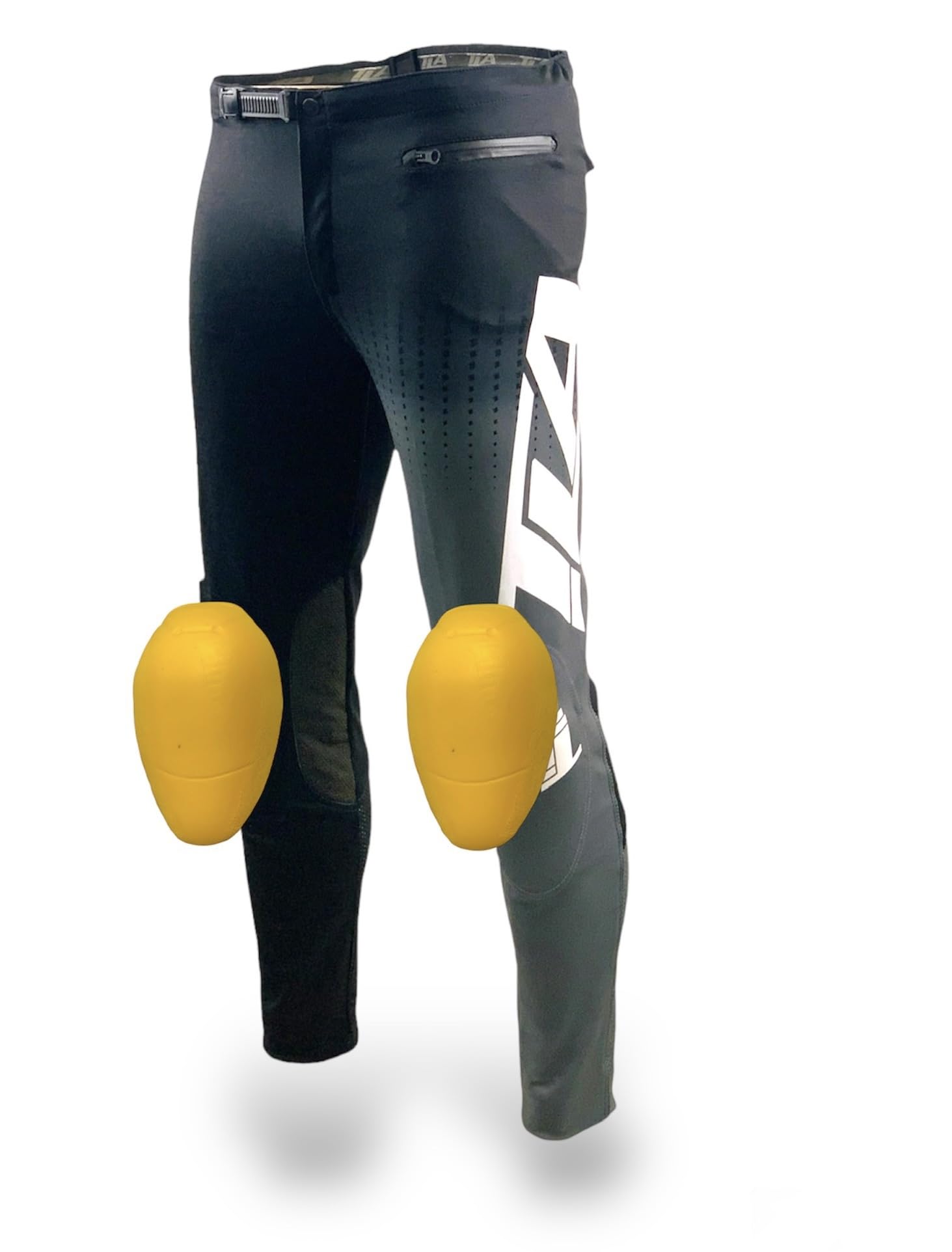 TLA REKON Pantaloni Moto Trial, MTB, BMX, Bici Protezioni Ginocchiere CE, Leggeri, Elasticizzati, Taglie Fino 4XL Uomo e Donna, Abbigliamento, Tuta, Moto Fuoristrada