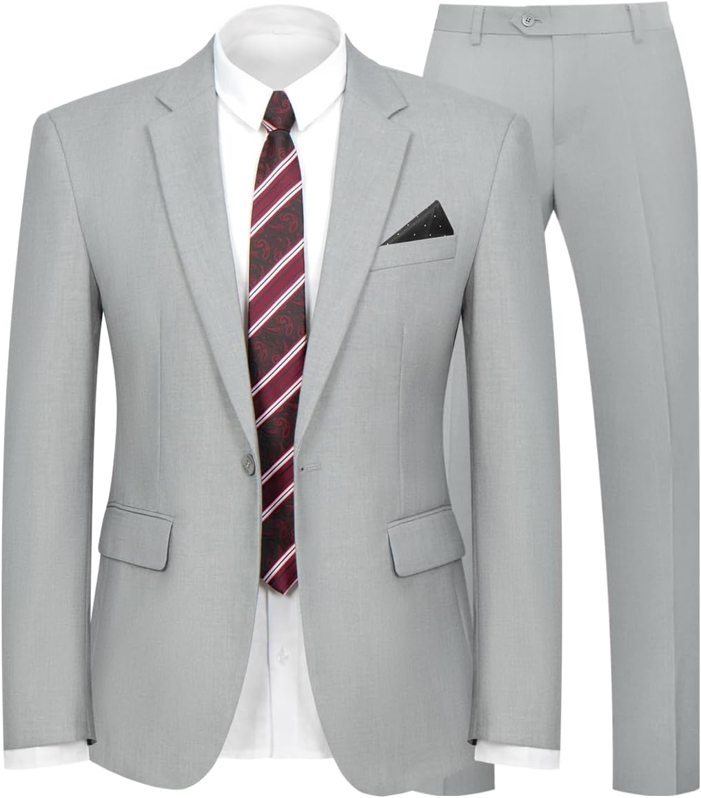 2 Piece Males’s Go well with One Button Slim Match Go well with for Males Strong Colour Blazer… 2 Piece Males’s Go well with One Button Slim Match Go well with for Males Strong Colour Blazer…