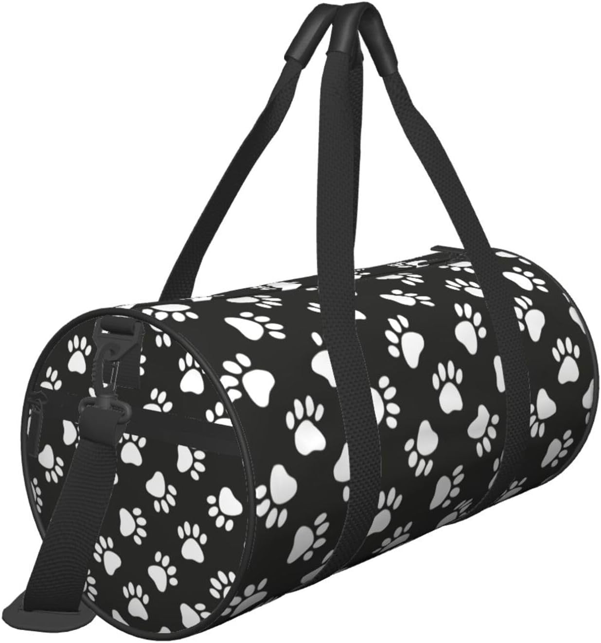 Cute Dog Animal Paws Sports Gym Bag Travel Duffel Bag Shoes Compartment For Men Women Foldable Lightweight Yoga Gym Sports Bag - Image 2