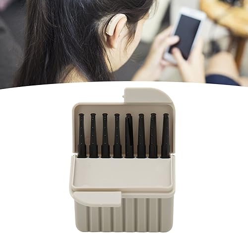 Miniatura 5 de 8 protectores de cera para audífonos, ABS impermeable, a prueba de polvo, filtros de cera para oídos, accesorio para audífonos con caja de