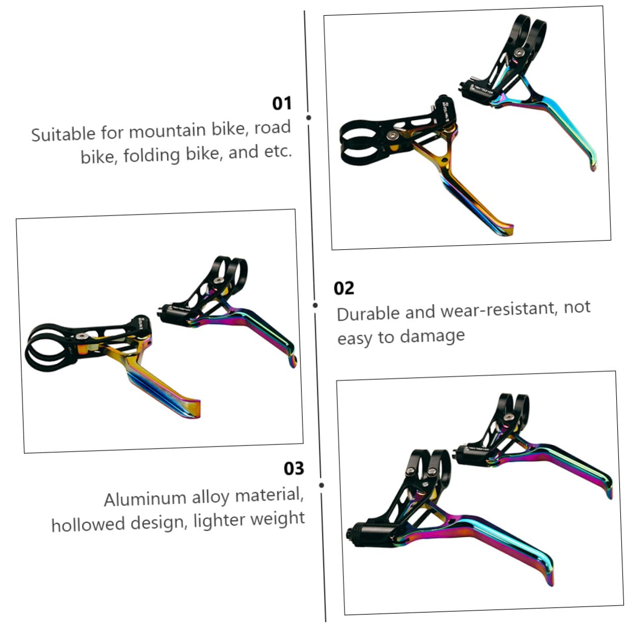 ibasenice Manija De Freno De Aleación De Aluminio Para Bicicleta De Carretera Bicicleta De Montaña Palanca De Freno De Para Ciclismo