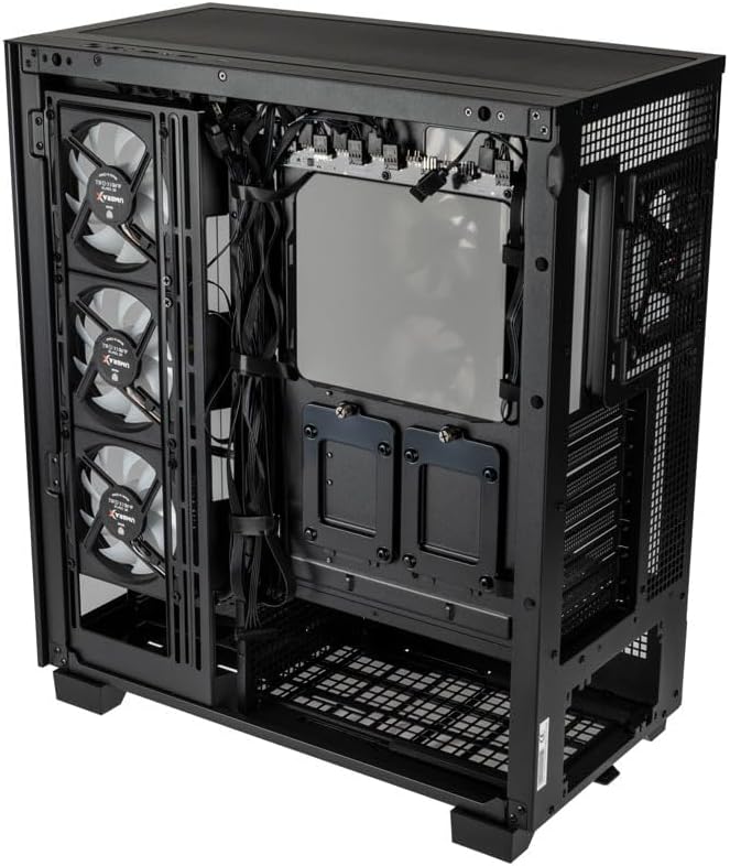 Bageste interiør view of the Kolink Unity Arena PC case