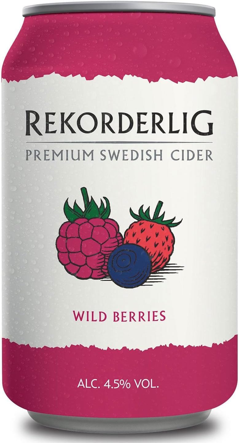 Rekorderlig Wild Berries 4,5% 6 x 0,33 ltr. | erfrischend sommerlich fruchtig