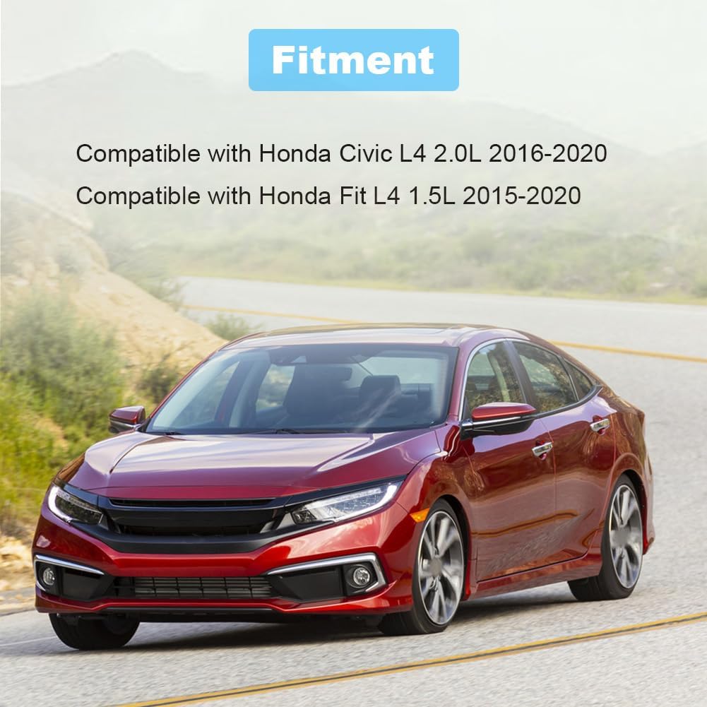 JDMON Ignition Coils Pack and Spark Plug Compatible with Honda Civic 2016-2020, Fit 2015-2020 Replacement for UF-749 3052059B013 CM11121A NGK93501-4PCS