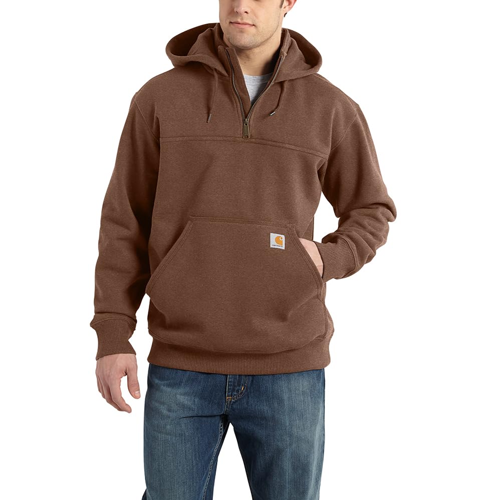 Carhartt Mens Rain Defender Loose Fit Heavyweight Quarter Zip