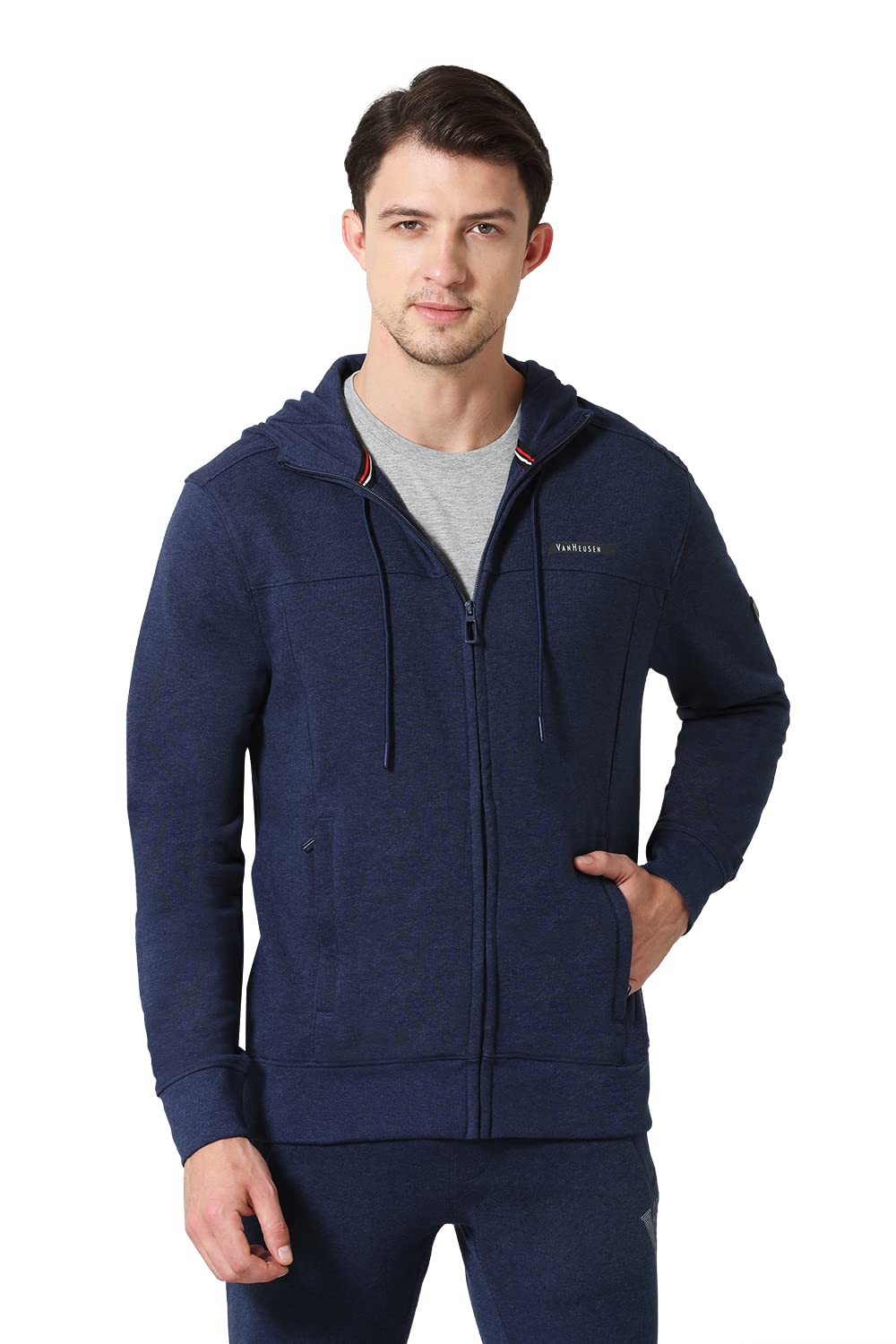 van heusen Men's Polycotton High Neck Jacket-picture-16
