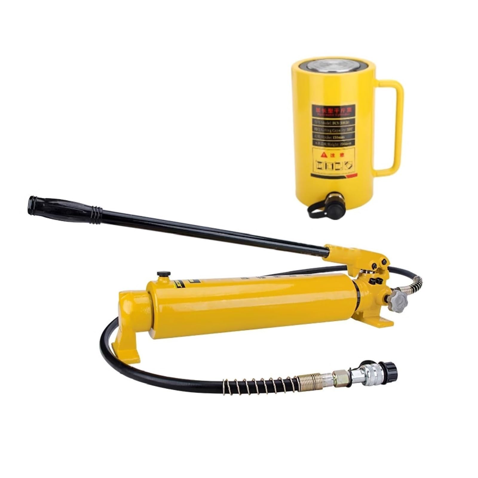 Podnośnik z pompką ręczną, podnośnik hydrauliczny, podnośnik hydrauliczny, skok 150 mm, odpowiedni do mostów, maszyn, stali i innych gałęzi przemysłu (podnośnik 50T)