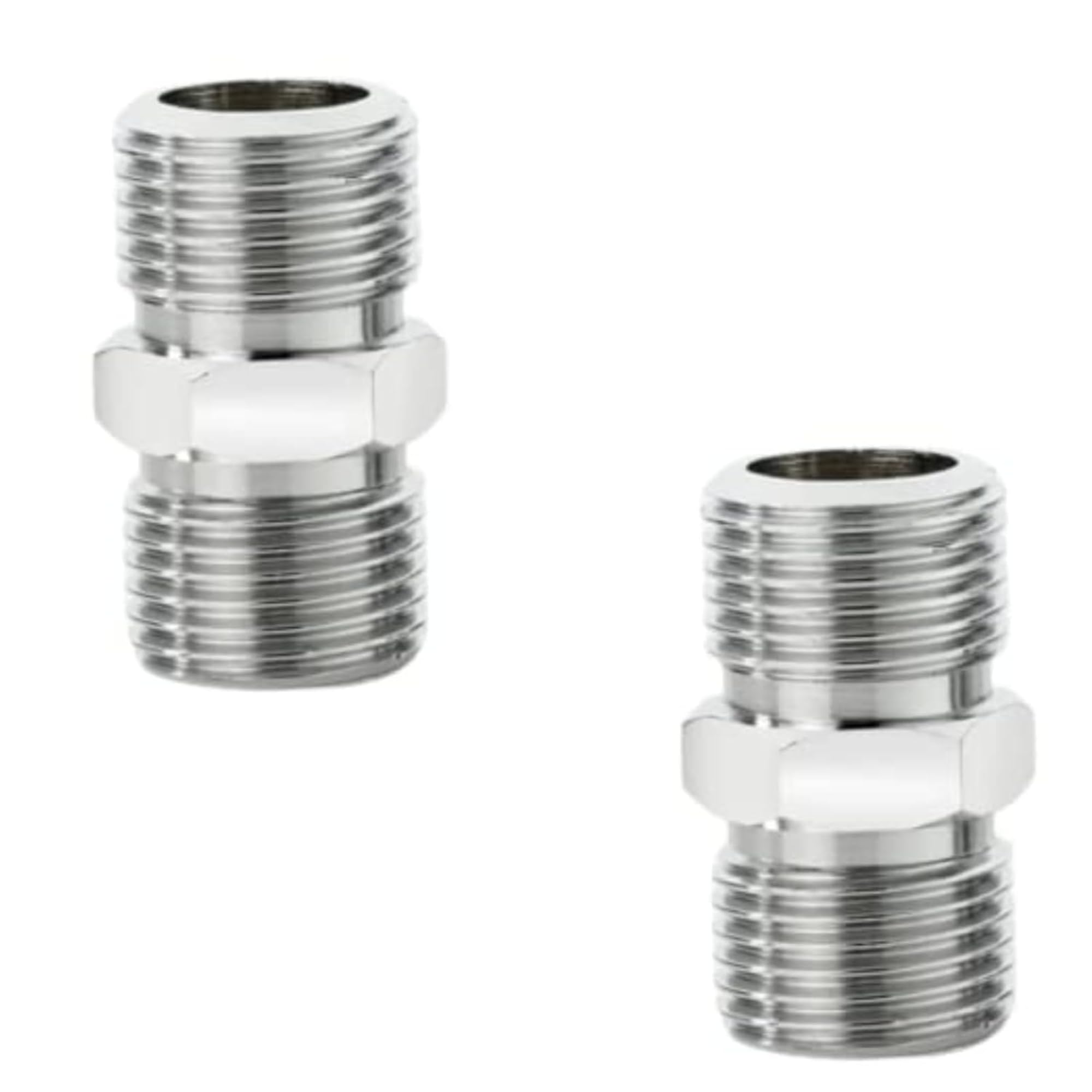 KINIK CP Brass Hex Nipple 1/4 Inch to 1/4 Inch Male Threaded for connecting two Threaded Pipes or fittings(Pack of 2)-picture-22