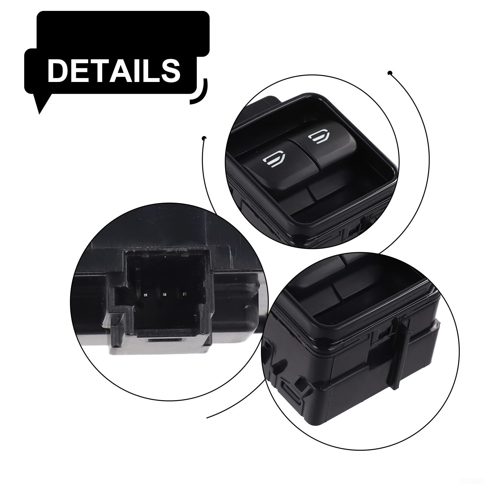 Interruptor de ventana eléctrica para Mercedes para Sprinter 907 910 2018 2019 2020 2021 2022 Reemplazo a juego OEM A9079058902 Especificación