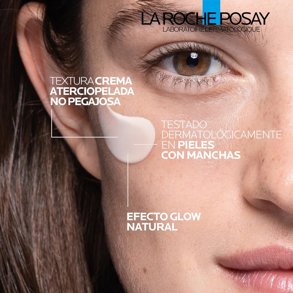 La Roche Posay Crema Despigmentante Intensiva, Fotoprotección SPF30, Intercepta el Exceso de Melanina, Efecto Glow Instantáneo, Fórmula con Melasyl y Niacinamida, Mela B3 Nueva, 40 ml