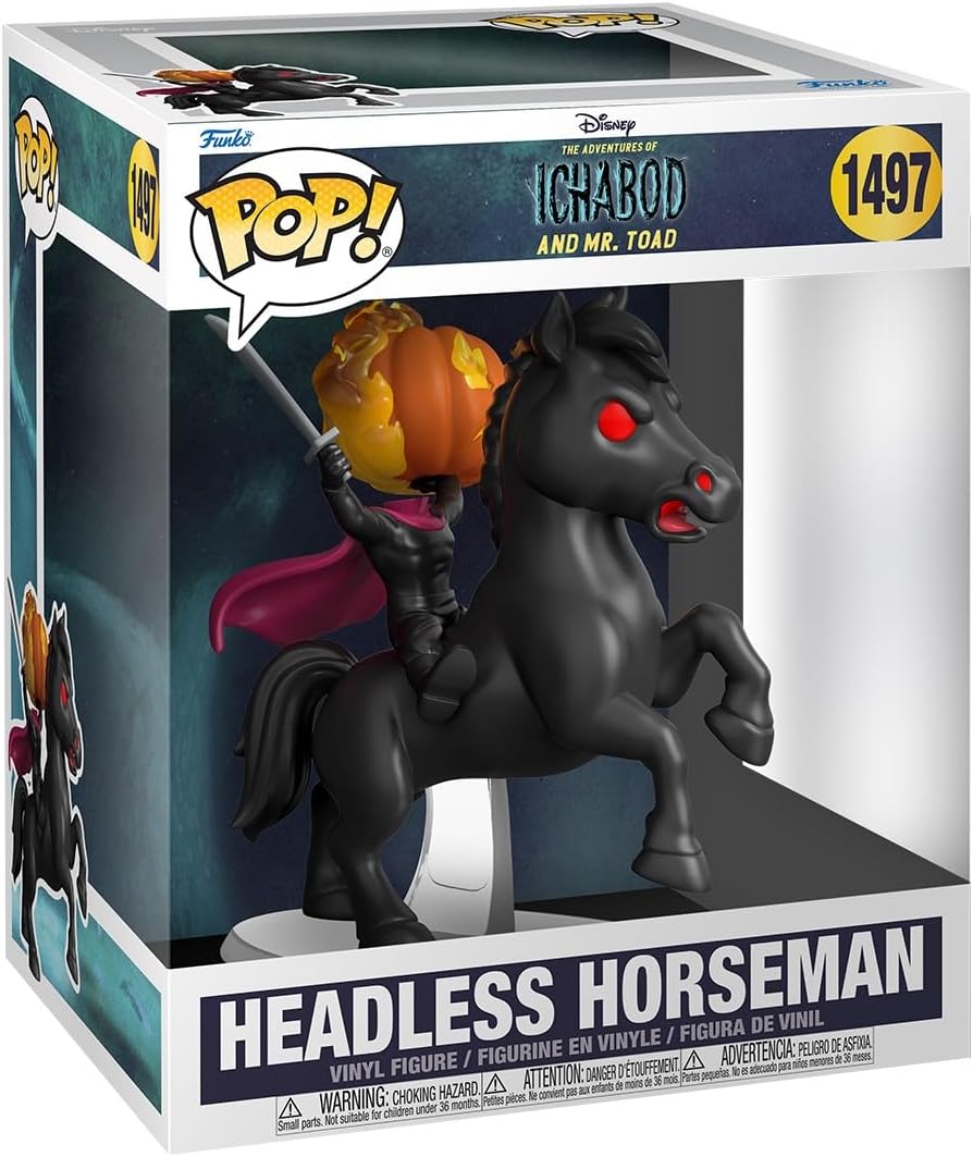 Funko POP! Rides Deluxe: Sleepy Hollow – Headless Horseman​ - The Legend of Sleepy Hollow 1949 - Collectable Vinyl Figure - Gift Idea - Official Merchandise - for Kids & Adults - Movies Fans