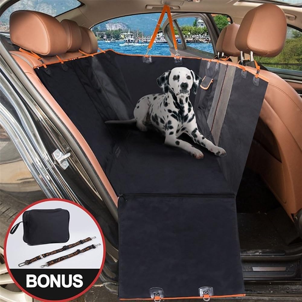 Funda Asiento Coche Perro Funda de Asiento de Coche para Perro, Almohadilla de Coche Multifuncional, Funda de Asiento para Cachorro, fácil de Llevar, Plegable Cubre Asientos Coche Perro