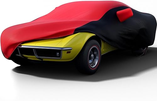 KAKIT Funda impermeable de automóvil para Ford Mustang 1994-2023, funda Mustang de ajuste personalizado con cremallera de puerta, no se decolora,