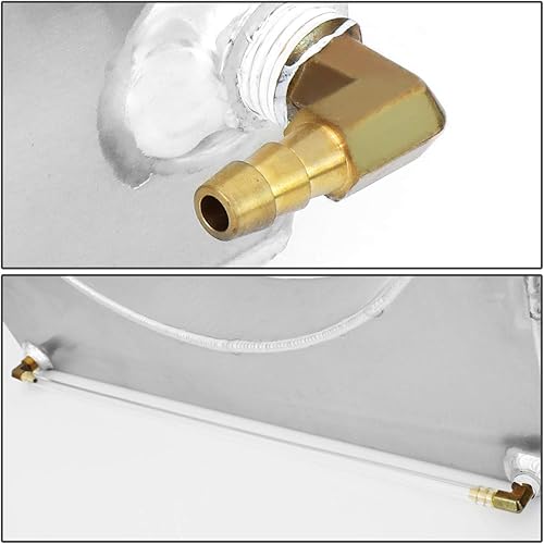 Miniatura 4 de DNA MOTORING TANK-COL-007 Tanque de desbordamiento de expansión de refrigerante de aluminio compatible con 94-95 MUSTANG V8