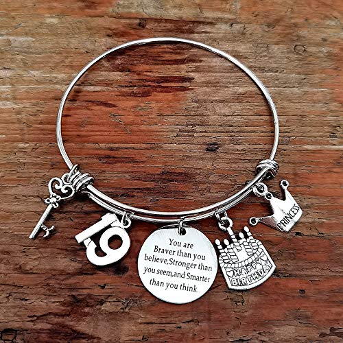 Image of Silver /14k Gold Plated Birthday Bracelet, Natural Healing Crystal Bracelet Gifts for Her Birthday for Daughter Granddaughter Friends Mom Grandma Sister