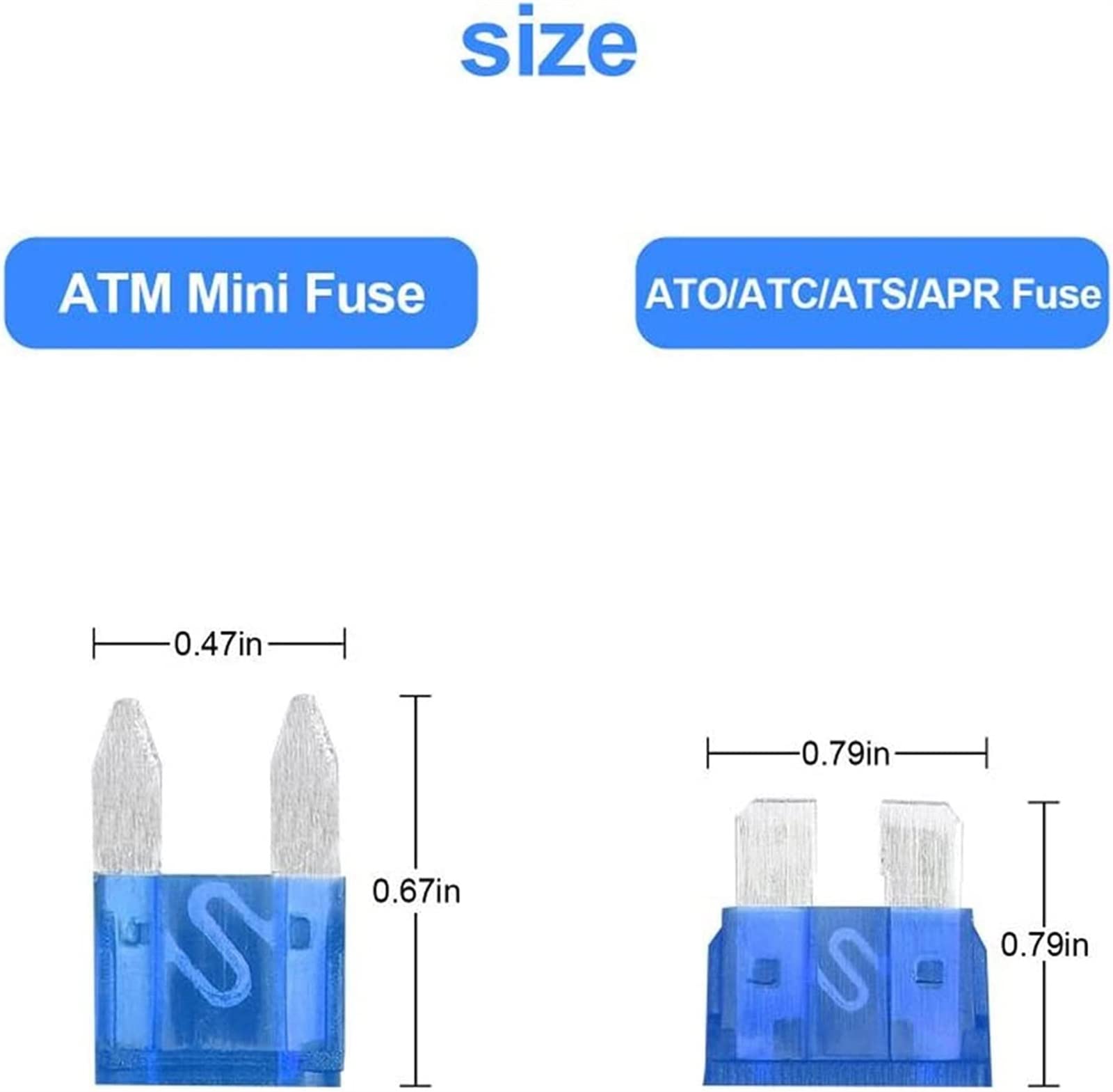 220 sztuk zestaw bezpieczników samochodowych APM ATM Mini & Standard Blade Asorment zestaw akcesoriów