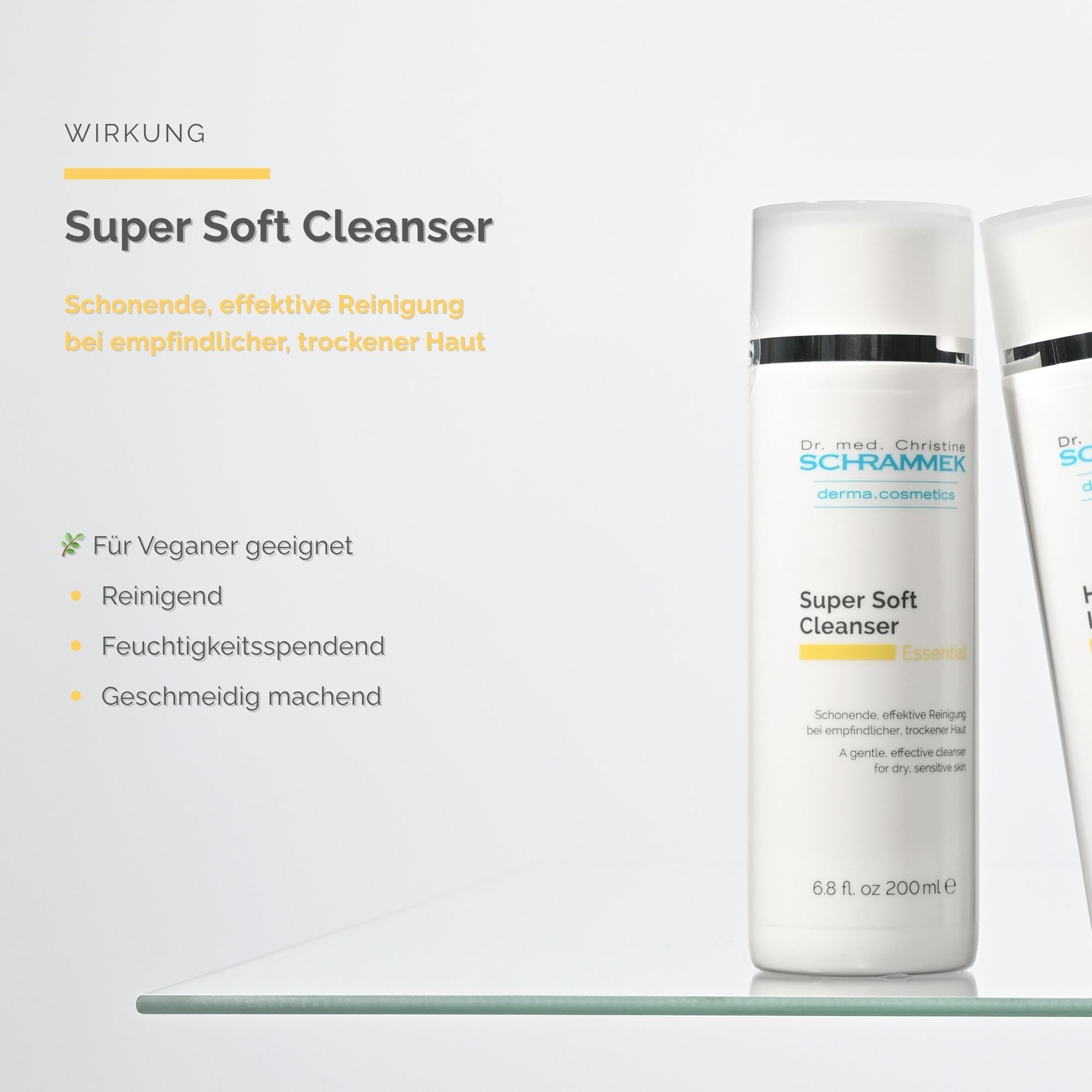 SCHRAMMEK Super Soft Cleanser, 1 x 200 ml