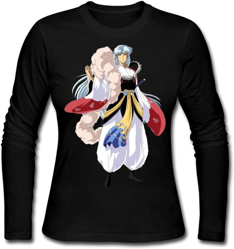 XINDA Women's Sesshomaru Inuyasha Long Sleeve T-Shirt