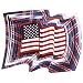 Iron Stop Designer American Flag Wind Spinner