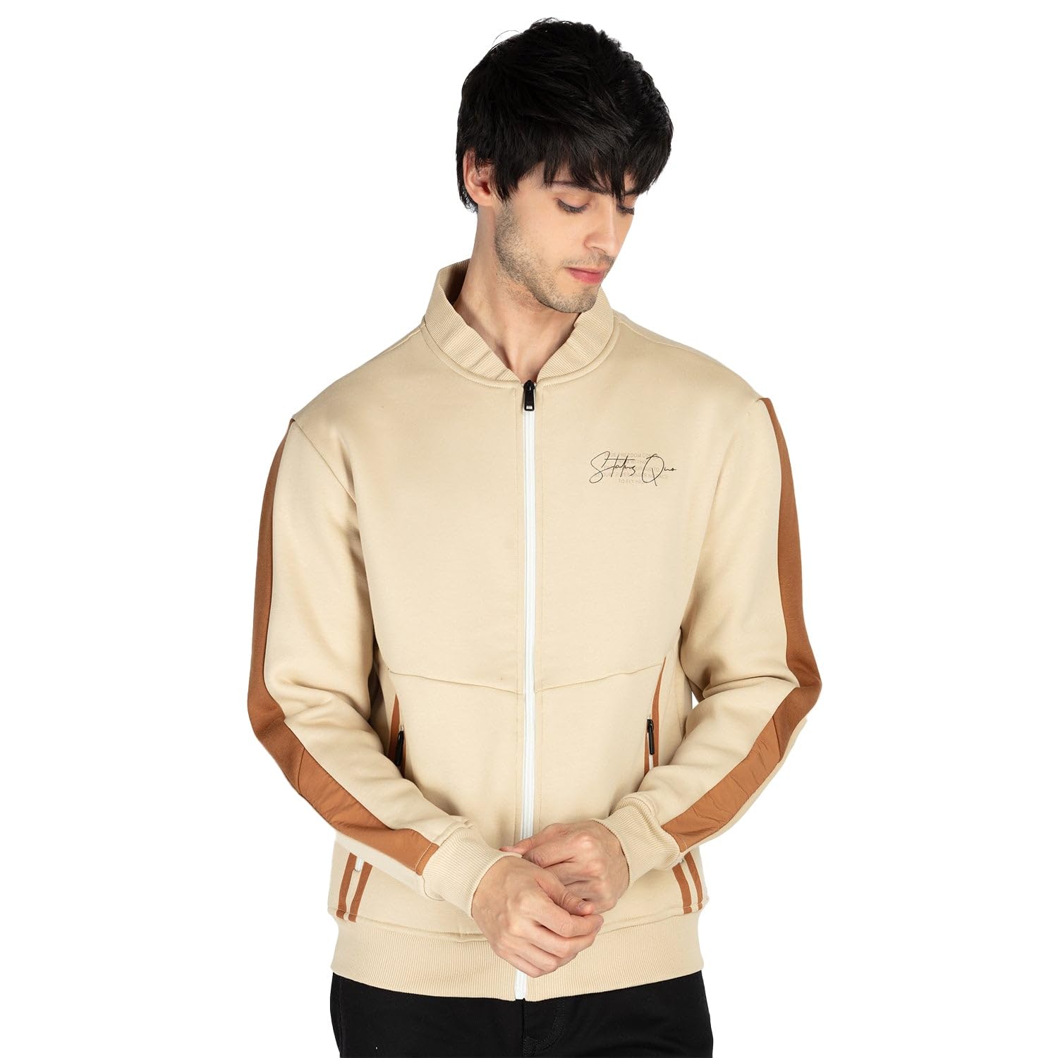 status quo Mens Printed High Neck Full Sleeve Sweatshirt-picture-32