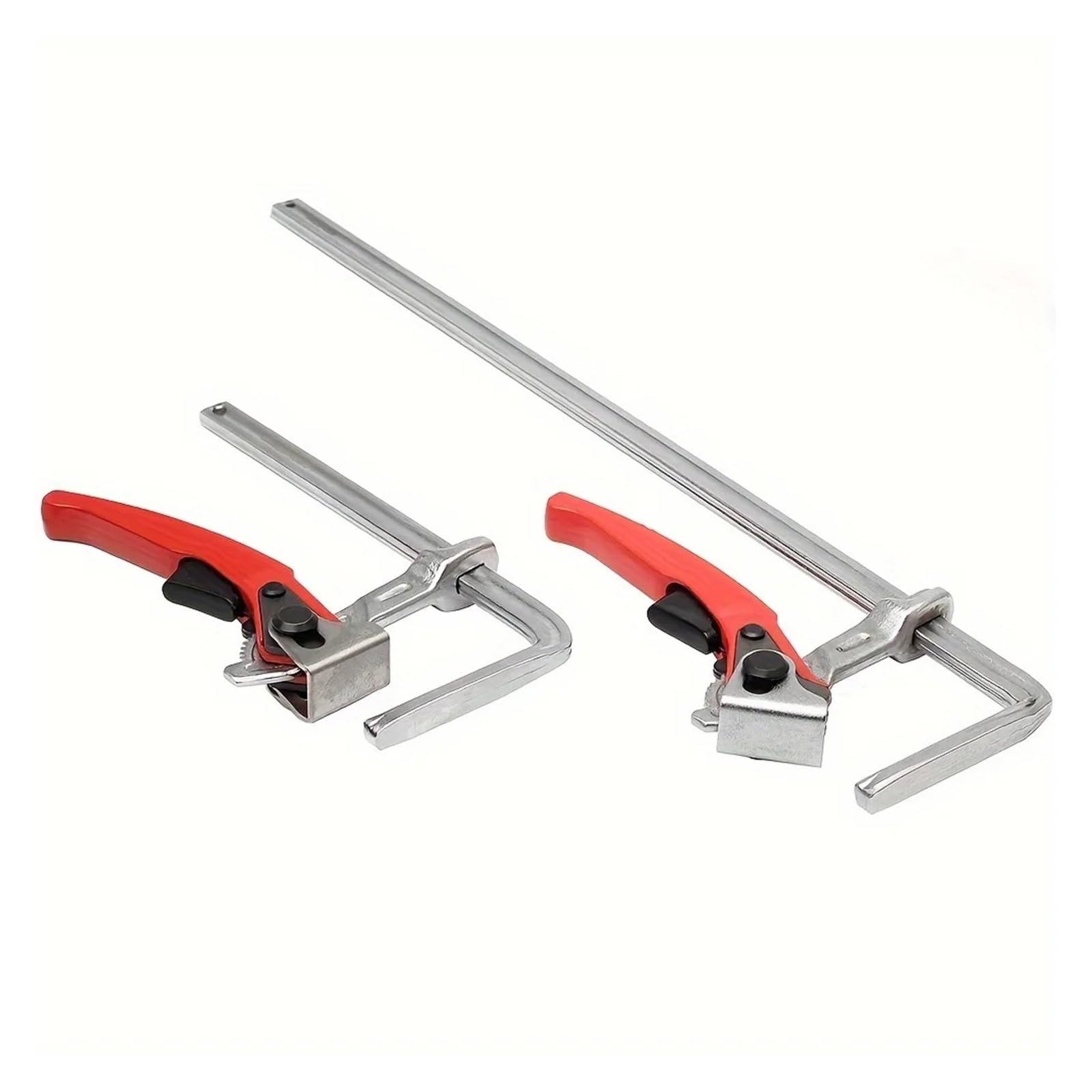 morsetto da tavolo a cricchetto Morsetto da tavolo a cricchetto da 1 pezzo Barra a sgancio rapido Morsetto in acciaio F Clip da binario anche for fori e di binari di guida(120x60mm)