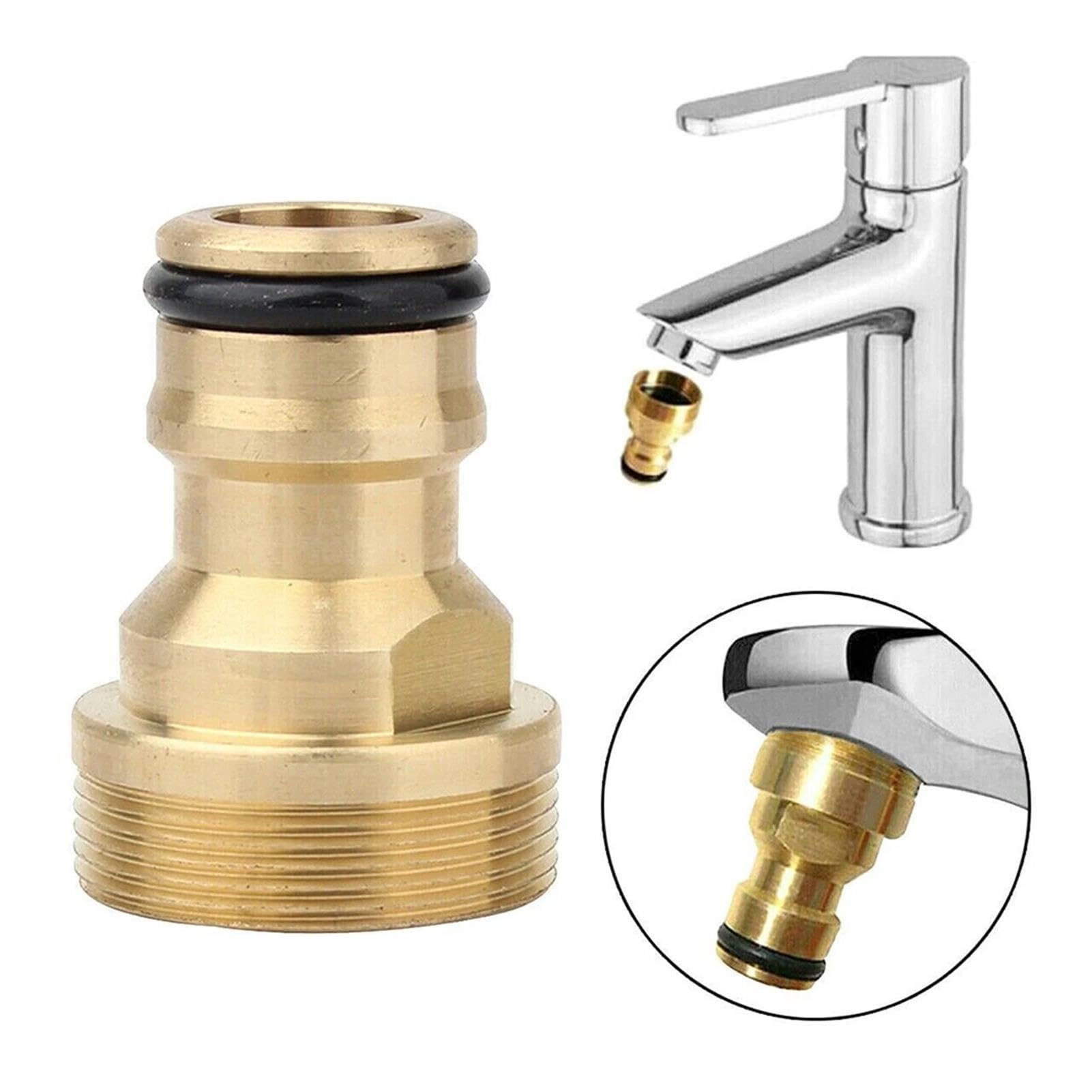 1 raccord de robinet en laiton 1/2" 3/4" Bsp