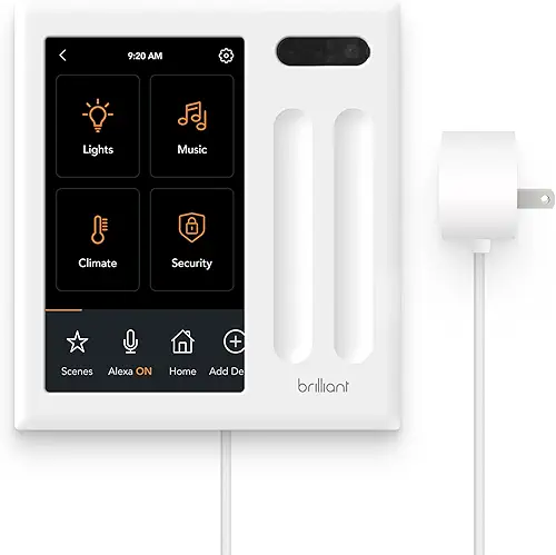 Brilliant Smart Home Control (Plug-In Panel) — Alexa Built-In &