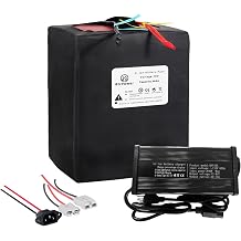 72V 80Ah LiFePO4 Lithium B attery Pack Built-in 80A BMS for 0-5000W Motor,DIY Projects and Outdoor Equipment