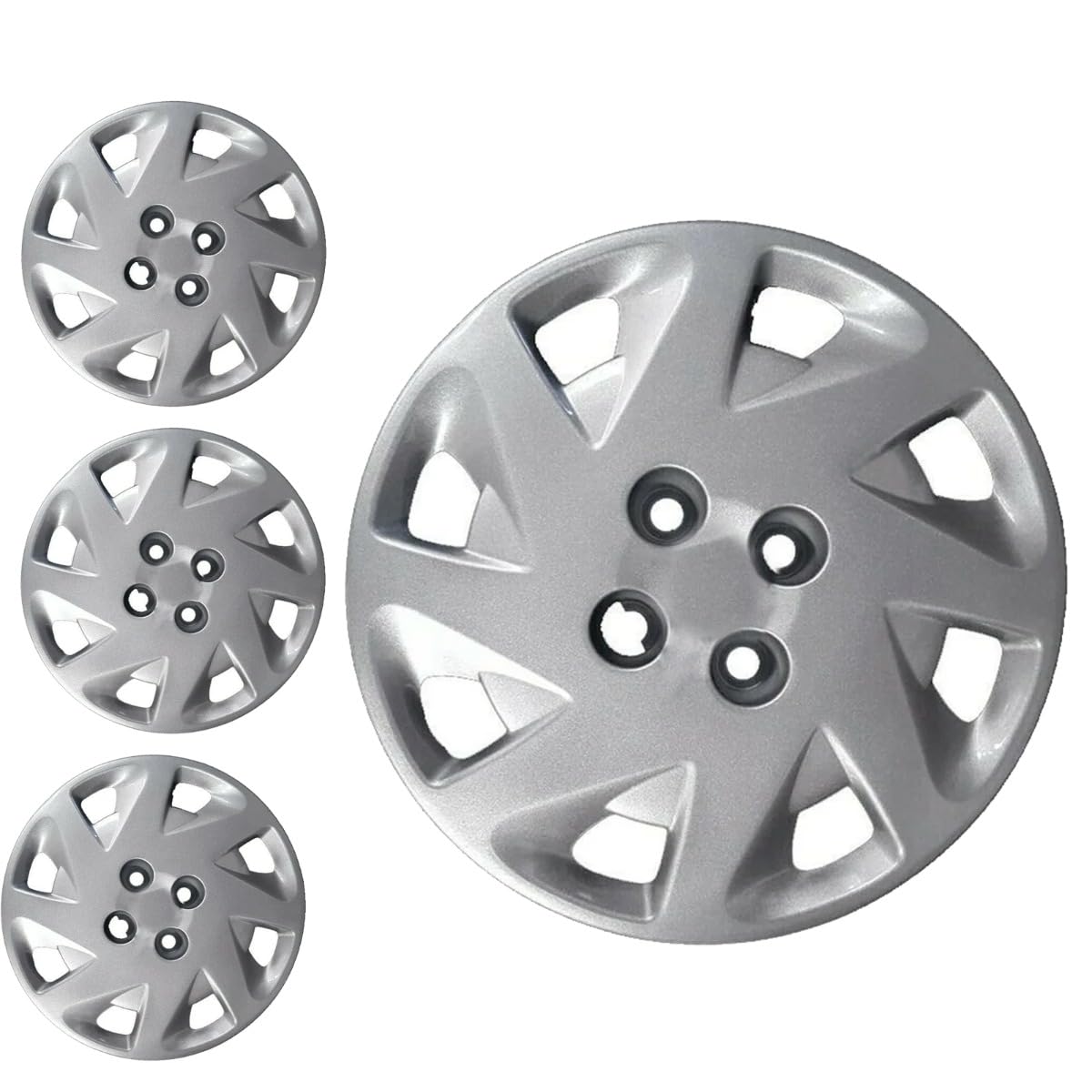 SERIE 4 BORCHIE - 4 COPRICERCHI COPPE RUOTA 14 PER FIAT PUNTO S 99->