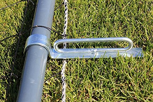 Dyndal 3er Set Fussballtor-Erdanker für bis zu 38mm Stangendurchmesser gegen Wind