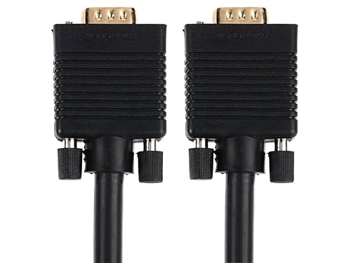 Miniatura 9 de Monoprice Cable de monitor SVGA Super VGA MM de 1.5 pies con ferritas (chapado en oro)