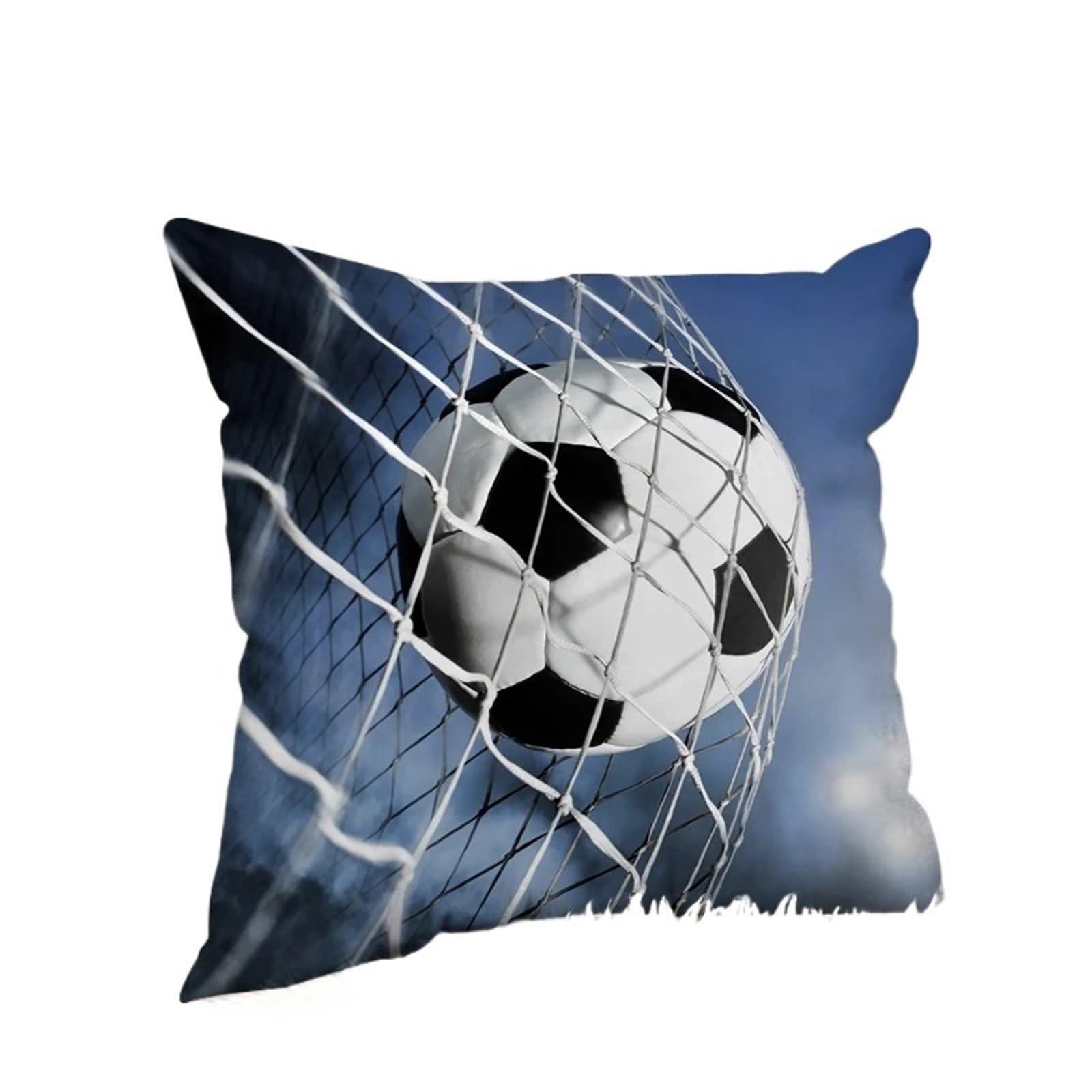 Football Print Pillow Square Cushion Sofa Home Decor for Sofa(Color2)