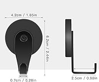 Vista 2 de FYY Percha magnética para corona, paquete de 2 imanes resistentes con gancho para refrigerador, ganchos magnéticos para decoración de Navidad