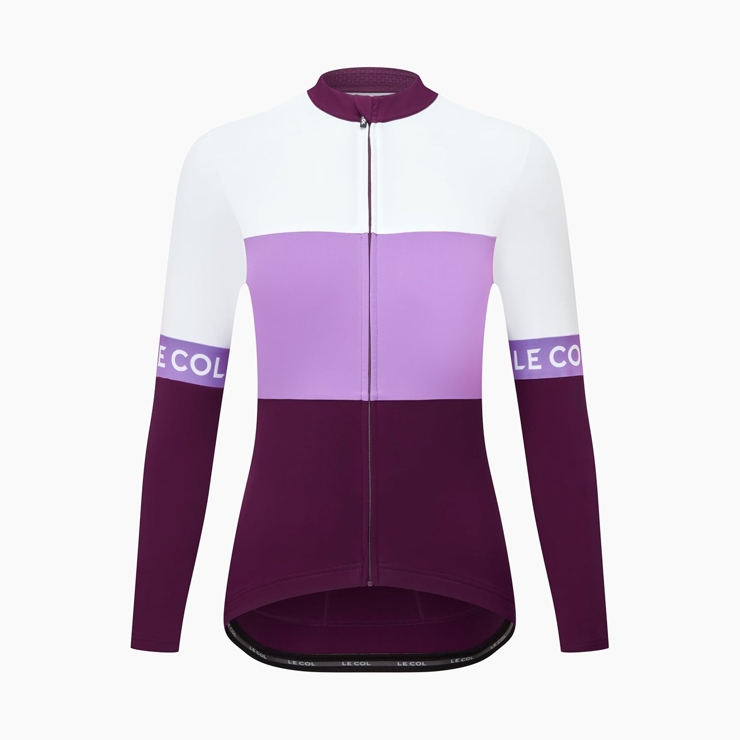 LE COL Women's Sport Long Sleeve Jersey | Zip Closure Cycling Shirt | Rear Pockets, Sustainable (US, Alpha, Regular, S-XL)