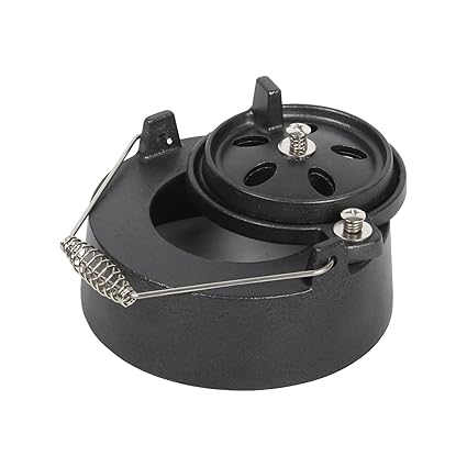 Cast Iron Damper Chimney Cap for Big Green Egg, Big Green Egg Accessories Daisy Wheel for Large&Medium Big Green Egg Damper Cap Big Green Egg Accessories Vented Cap Big Green Egg Replacement Parts