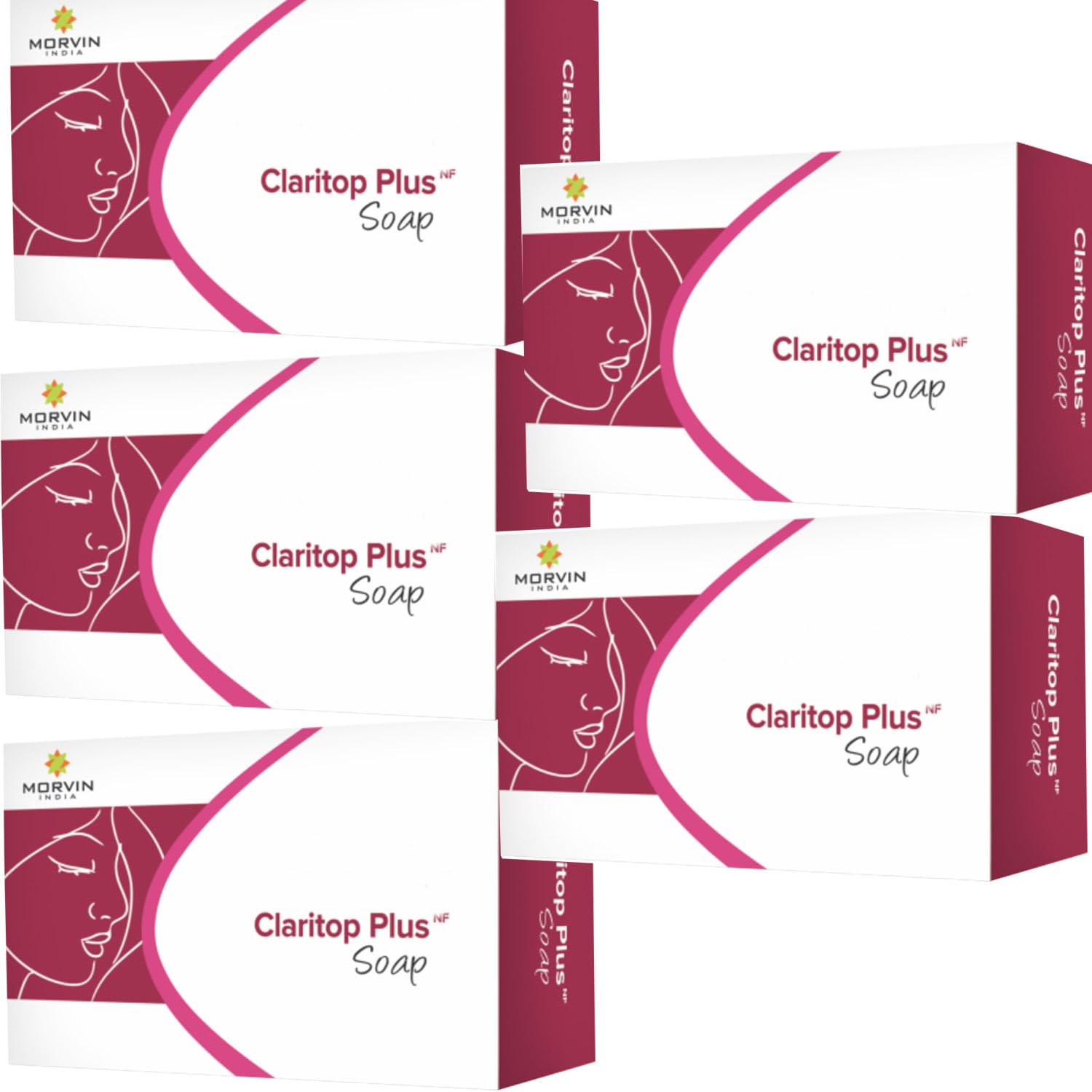 GenericCLARITOP PLUS SOAP FOR SOFTNING & SMOOTH SKIN PACK OF (75gm x 5)