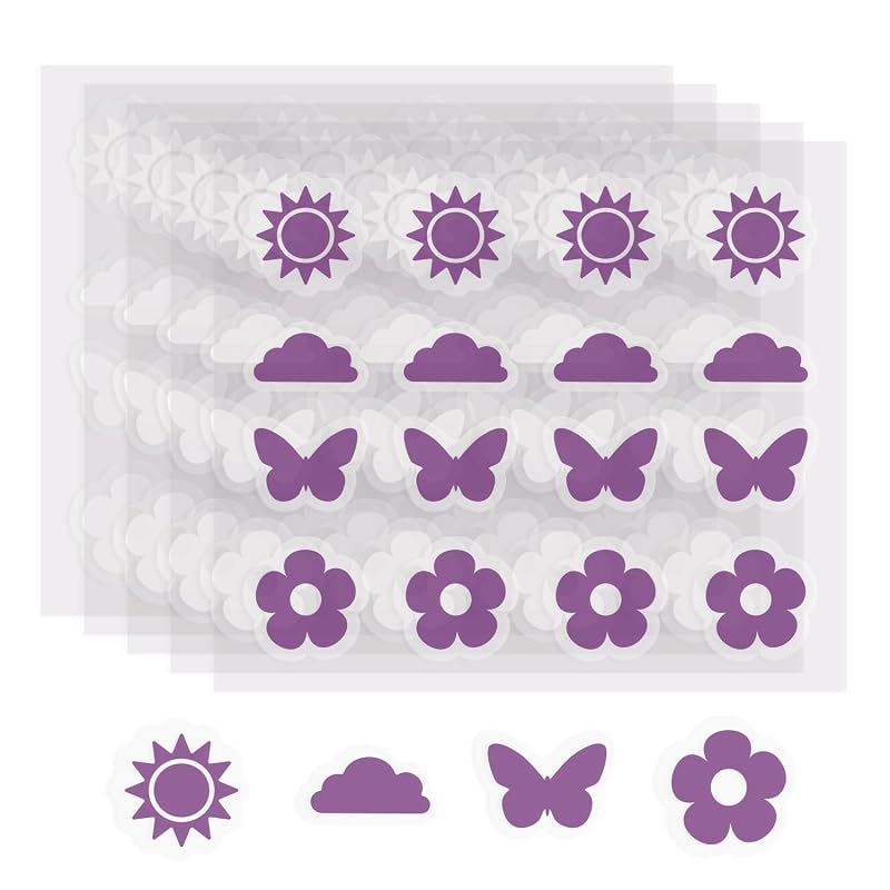 Adesivos indicadores para aplicação de protetor solar sodknow, 80 unidades